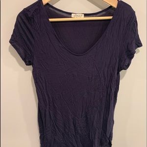 Basic Blue Crew Neck